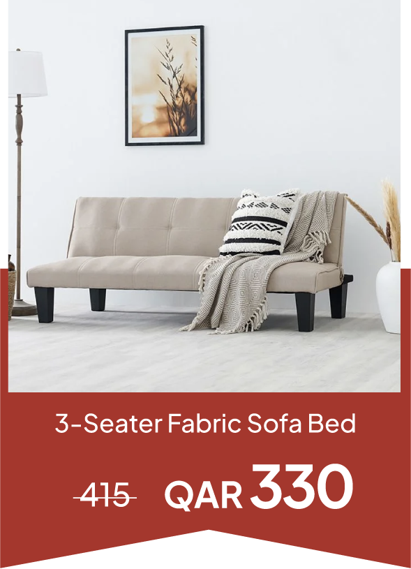NYOQ25-SD-3-Seater Fabric Sofa Bed