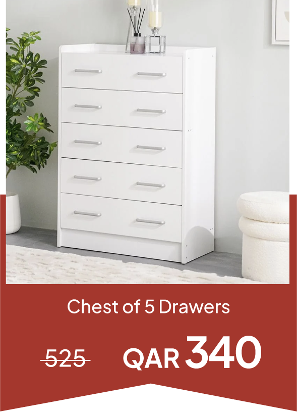 NYOQ25-SD-Chest of 5 Drawers