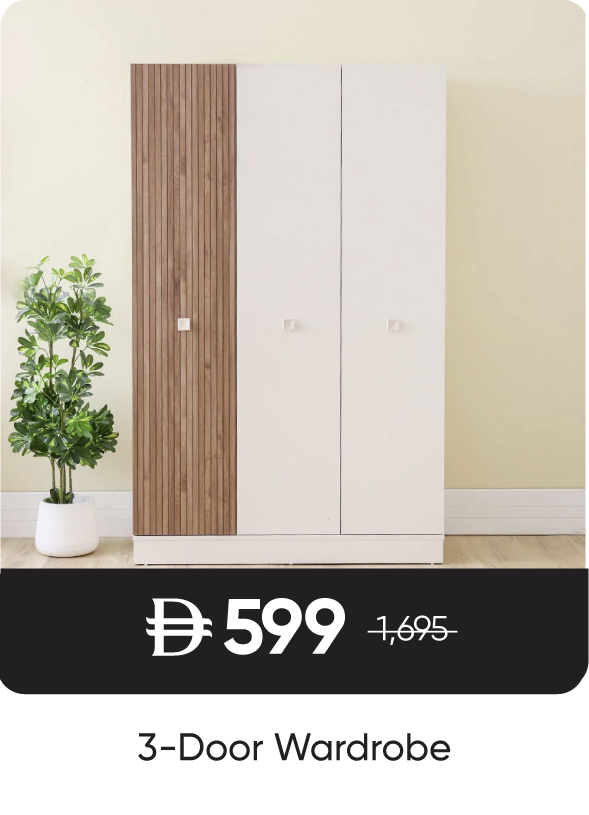 RSU-SD-3-Door Wardrobe