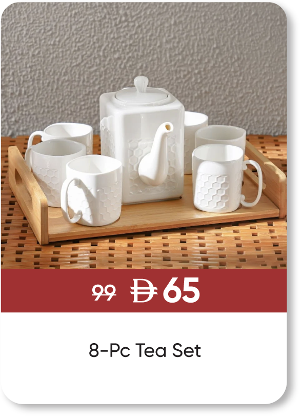MRSU25-SD-Princess 8-Pc Tea Set-