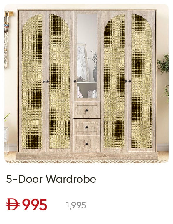 EHU-SD_5-Door Wardrobe