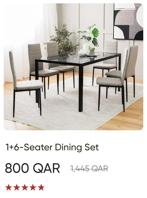 BSOQ-SD-1+6-Seater Dining Set