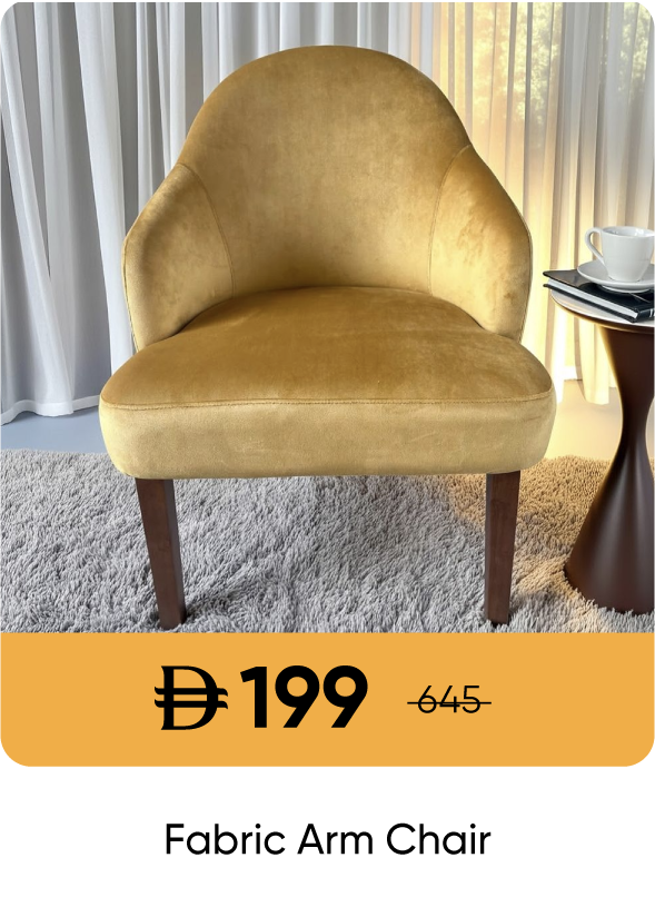 U25-12H Sale-Fabric Arm Chair