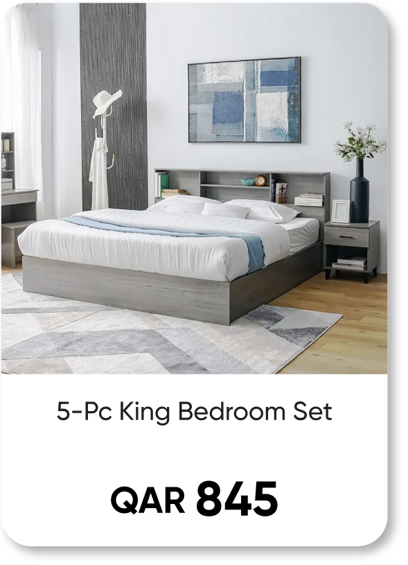 BOQ25-SD-5-Pc King Bedroom Set