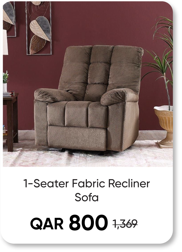 BOQ25-SD-1S Fabric Recliner Sofa