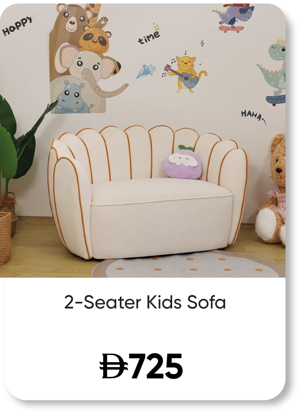 SFFU25-SD-2-Seater Kids Sofa