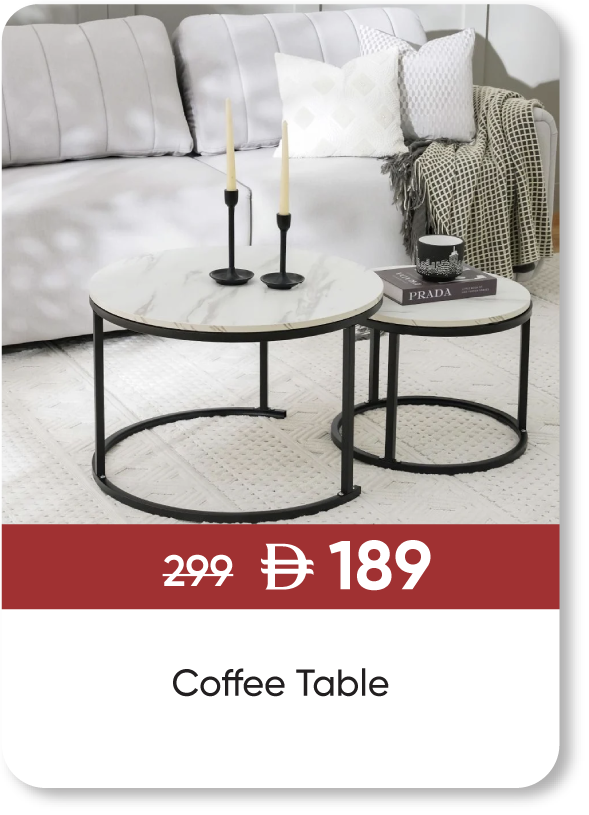 MRSSU25-SD-Sabin Coffee Table-White