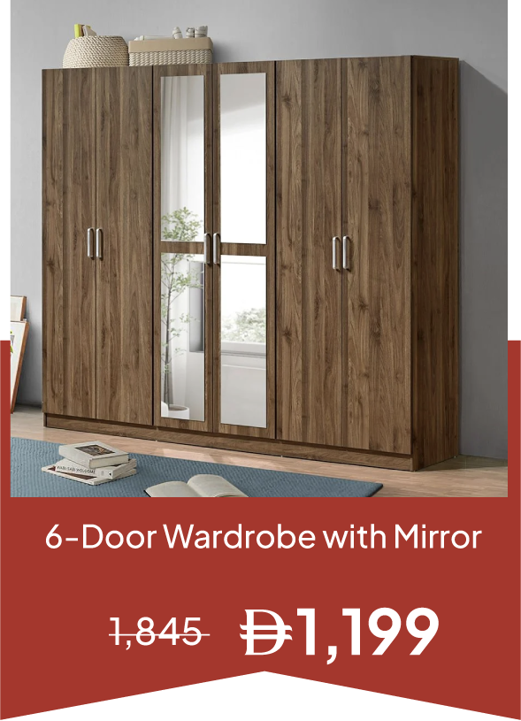 YECSU25-SD-Supreme 6Door Wardrobe 