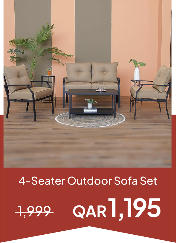NYOQ25-SD-4-Seater Outdoor Sofa Set