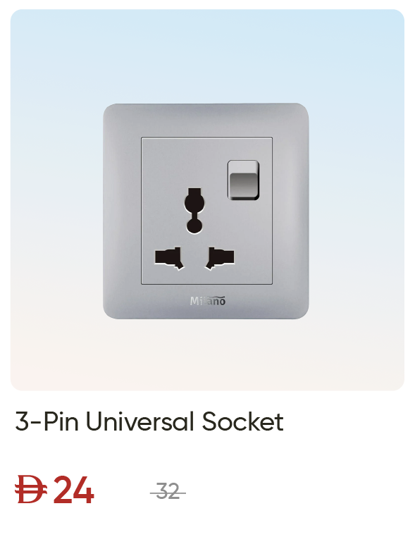 SSWU-SD-3-Pin Universal Socket