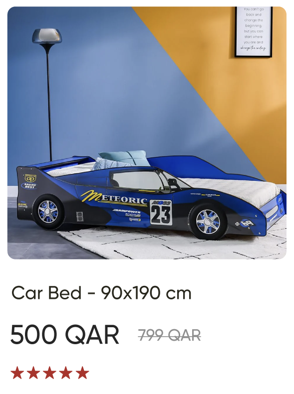 SOQ-SD-Car Bed - 90x190 cm
