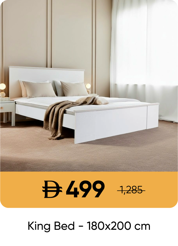 U25-12H Sale-King Bed - 180x200 cm
