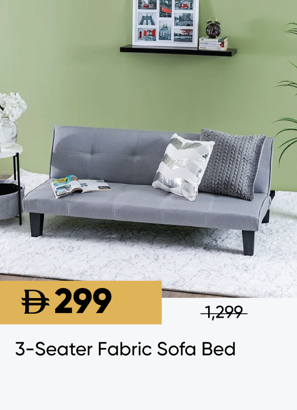 SFSU25-SD-3-Seater Fabric Sofa Bed