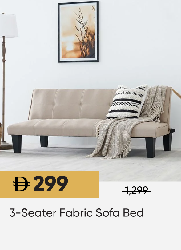 SFSU25-SD-3-Seater Fabric Sofa Bed