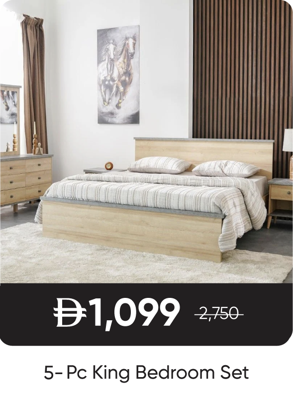 RSU-SD-5-Pc King Bedroom Set Eden