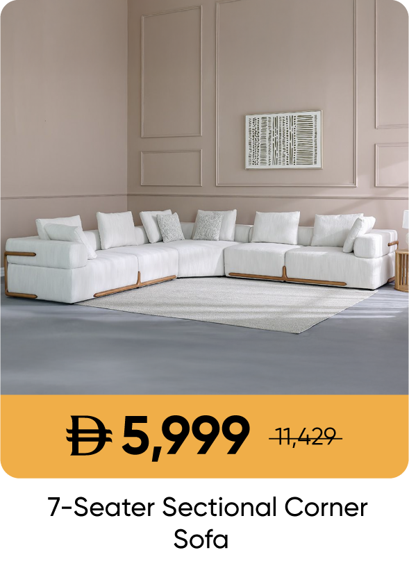U25-12H Sale-7S Sectional Corn Sofa