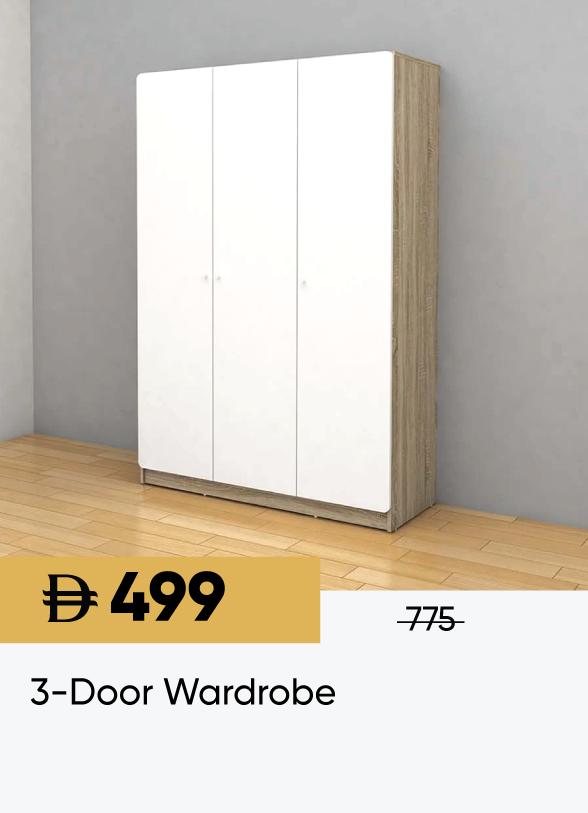 SFSU25-SD-3-Door Wardrobe