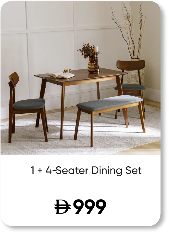 SFFU25-SD-1 + 4-Seater Dining Set