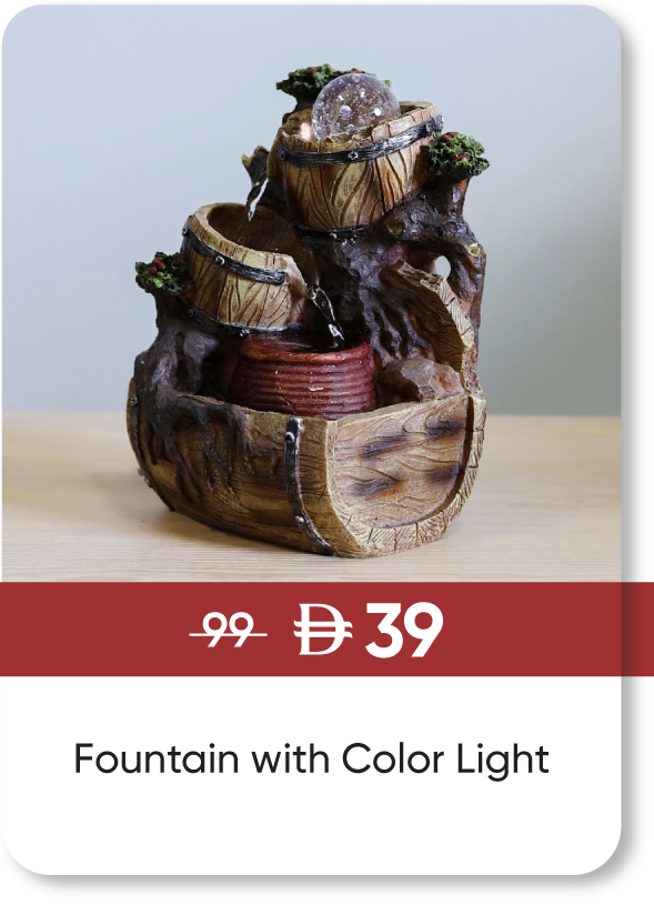 MRSU25-SD-Fountain with Color Light