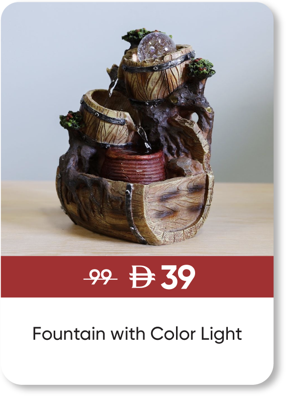 MRSU25-SD-Fountain with Color Light