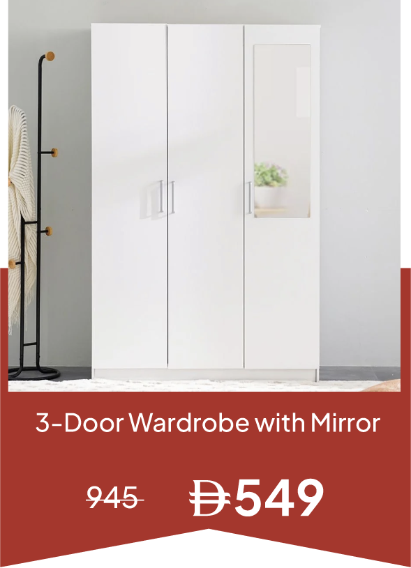 YECSU25-SD-Supreme 3-Door Wardrobe 