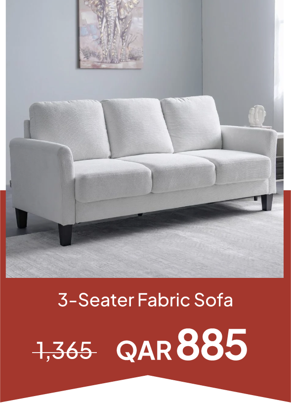 NYOQ25-SD-3-Seater Fabric Sofa