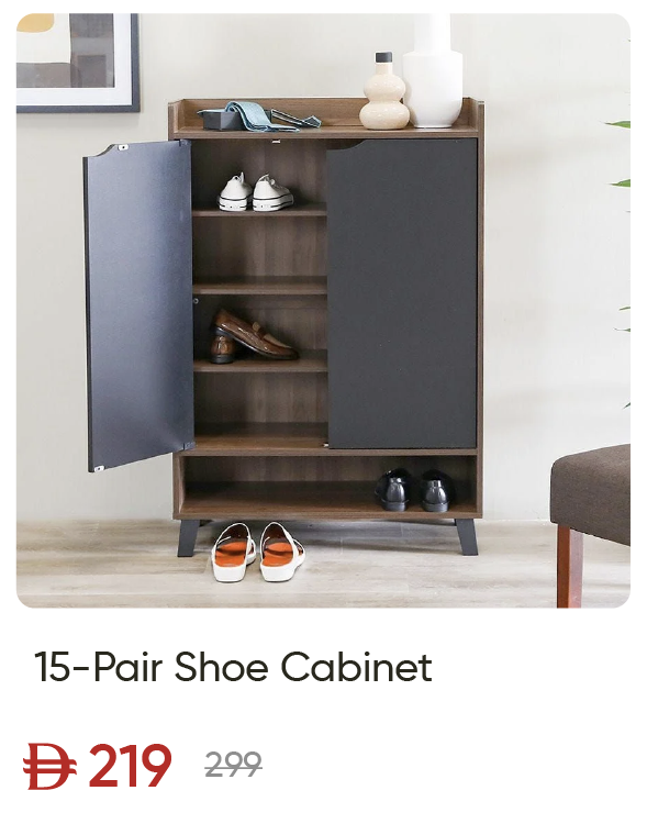 EHU-SD- 15-Pair Shoe Cabinet