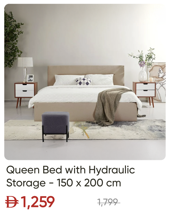 SSU-SD-Queen Bed w Hydraulic Strage
