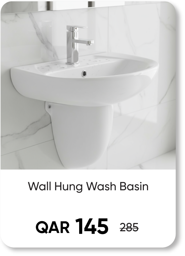 BOQ25-SD-Wall Hung Wash Basin
