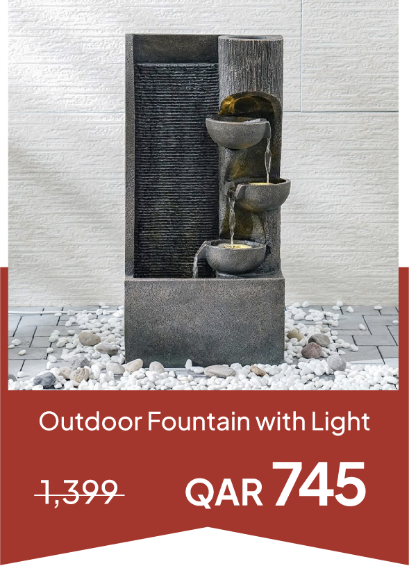 NYOQ25-SD-Outdoor Fountain with Lig