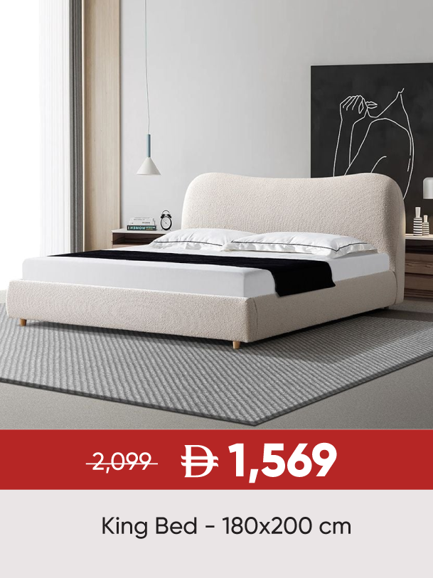 0909Sale-SD-King Bed - 180x200 cm