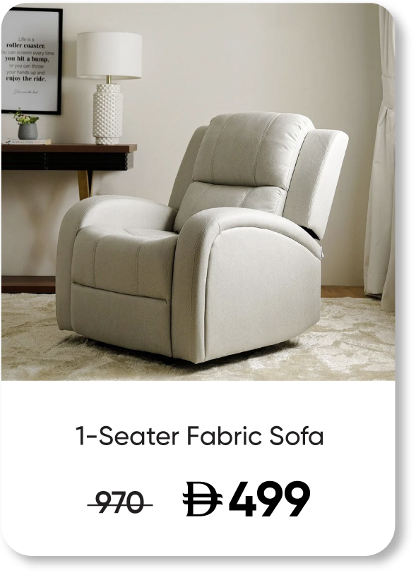 HFU25-SD-Crimson 1-Seater FabSofa