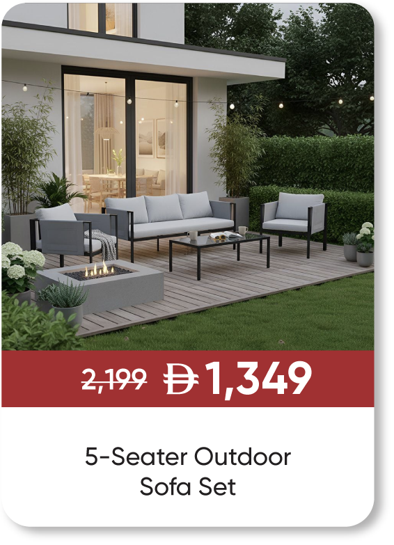 MRSU25-SD-5-Seater Outdoor Sofa Set