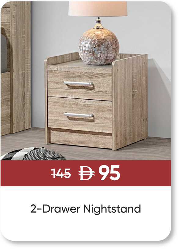 MRSSU25-SD-2Drawr Nightstnd Supreme