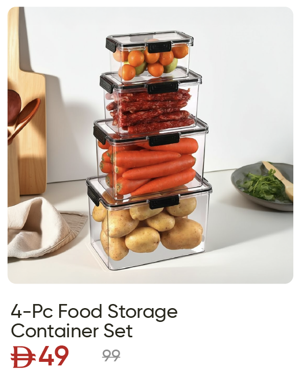 EHU-SD-4P Food Storage Set