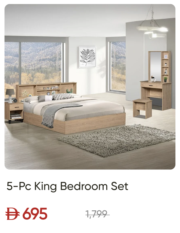 SSU-SD-5-Pc King Bedroom Set