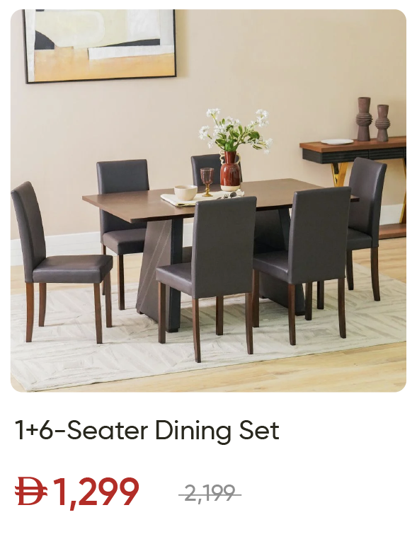 SSWU-SD- 1+6-Seater Dining Set