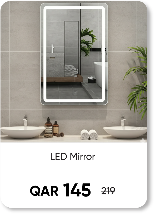 BOQ25-SD-LED Mirror
