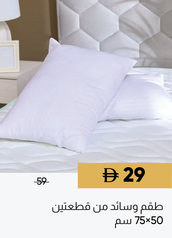 SFSU25-SD-2-Pc Pillow Set- 50x75 cm