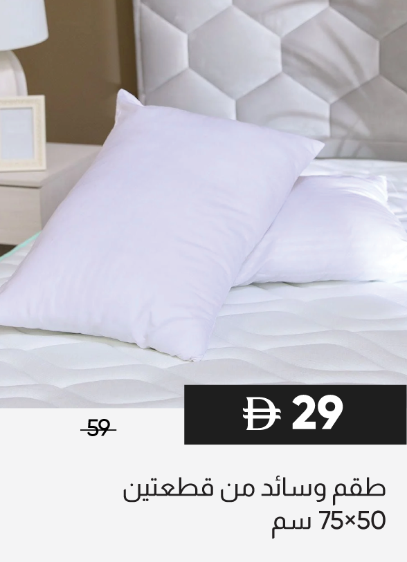 SFSU25-SD-2-Pc Pillow Set- 50x75 cm