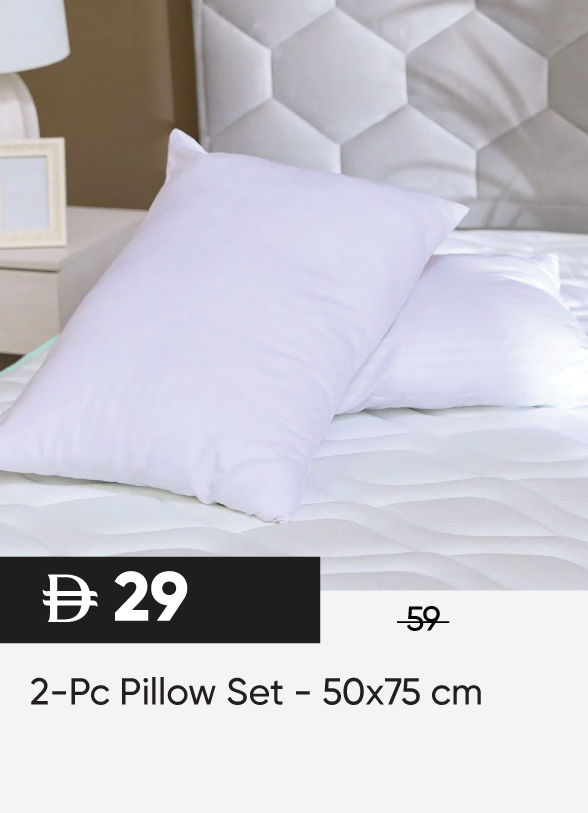 SFSU25-SD-2-Pc Pillow Set- 50x75 cm