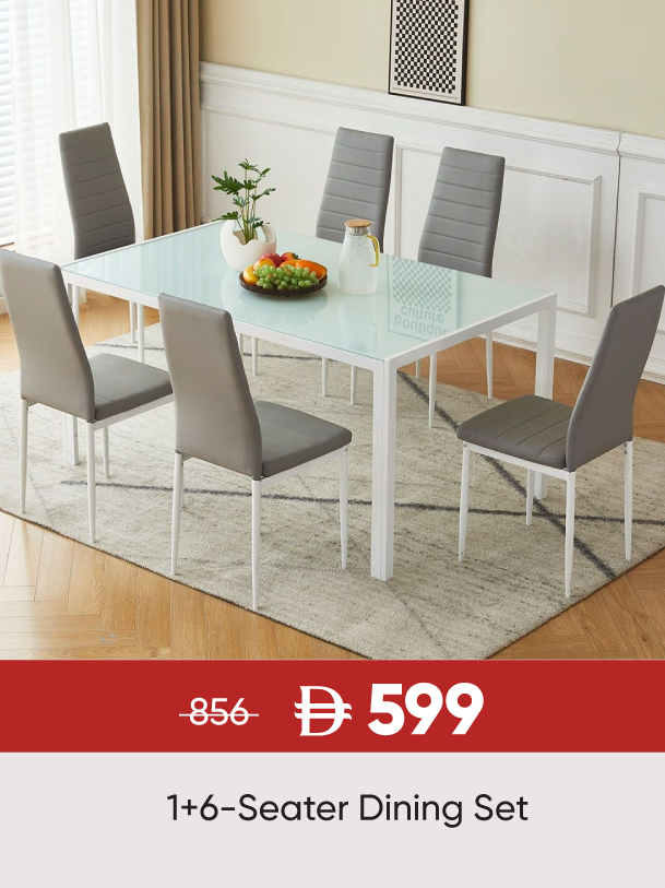 0909Sale-SD-1+6-Seater Dining Set