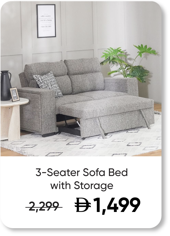 HFU25-SD-Linzi Fabric Sofa Bed - DG
