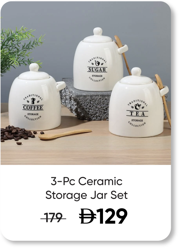 HFU-SD-Princess 3-PStorage Jar Set 
