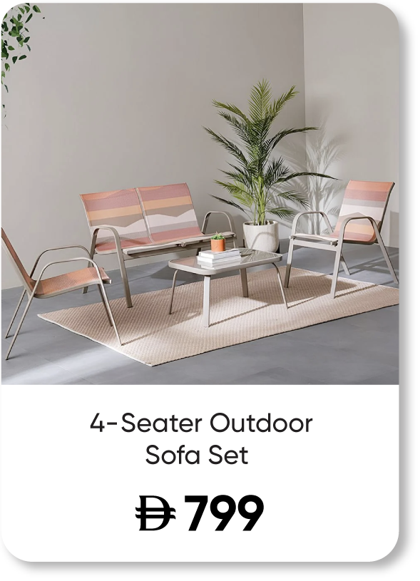 SFFU25-SD-4-Seater Outdoor Sofa Set