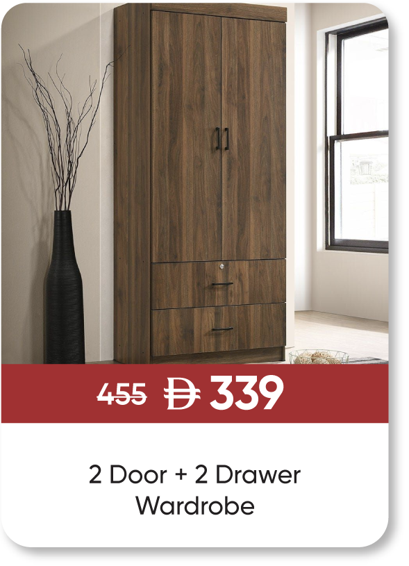 MRSSU25-SD-2D+2Drawer Wardrob Sante
