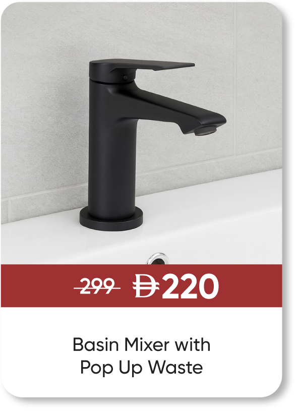MRSU25-SD-Basin Mixer WPop Up Waste