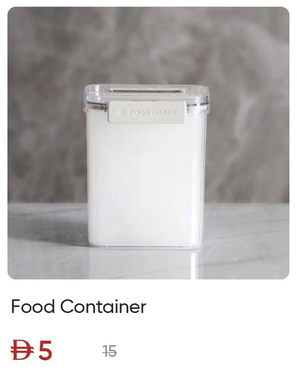 EHU-SD-Food Container