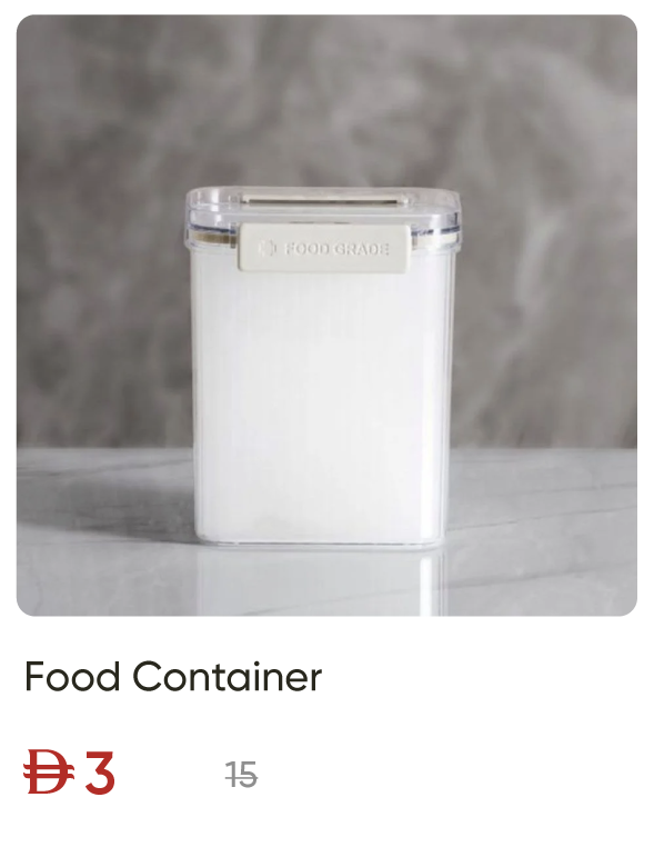 EHU-SD-Food Container