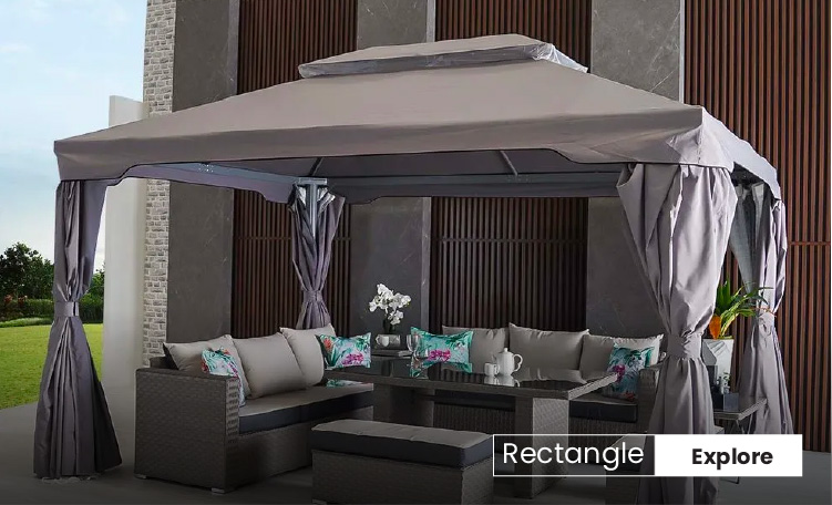 Gazebo Block Rectangle Shape GA OM